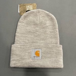 Light grey Carhartt beanie